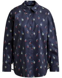 Essentiel Antwerp - T-Shirt mit Blumen-Print - Lyst
