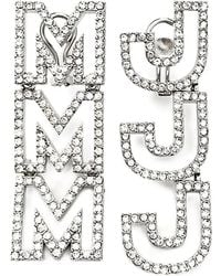 Marc Jacobs - Mj Crystal-Embellished Earrings - Lyst