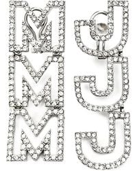 Marc Jacobs - Mj Crystal-Embellished Earrings - Lyst