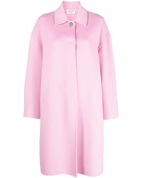 Philosophy Di Lorenzo Serafini - Rhinestone-Button Single-Breasted Coat - Lyst