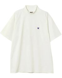 Needles - Logo-Embroidered T-Shirt - Lyst