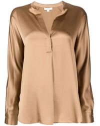 Vince - Top Con Abertura En El Cuello - Lyst