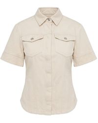 Sportmax - Button-Up Short-Sleeve Shirt - Lyst