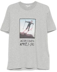 Jacob Cohen - Graphic Crew-Neck T-Shirt - Lyst