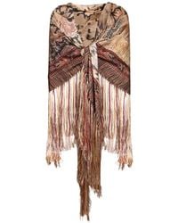 Pierre Louis Mascia - Aloeuw Jacquard-Woven Fringed Scarf - Lyst