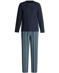CALIDA - Pyjama À Rayures Et Manches Longues - Lyst