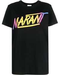 Isabel Marant - Logo-print Crew-neck T-shirt - Lyst