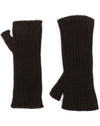 Mrz - Ribbed Fingerless Gloves - Lyst