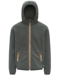 K-Way - Reversible Hooded Jacket - Lyst