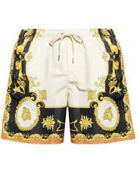 Versace - Baroque-Print Swim Shorts - Lyst