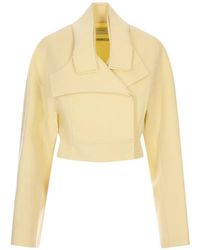 Sportmax - Wool Cropped Jacket - Lyst