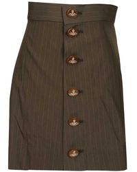 Vivienne Westwood - Elle Button Pinstripe Shorts - Lyst