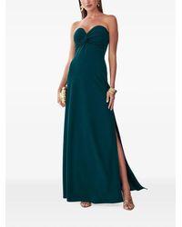 BWLDR - Twist-Detail Strapless Maxi Dress - Lyst