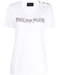 Philipp Plein - Logo-embellished Short-sleeve T-shirt - Lyst