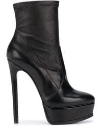 Casadei - Platform Ankle Boots - Lyst