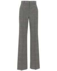 Max Mara - Prince Of Wales Check Wide-Leg Trousers - Lyst