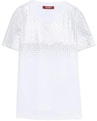 Max Mara - Geometric Pattern T-Shirt - Lyst