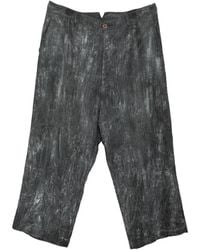 Rundholz - Pinstripe-Pattern Faded-Effect Trousers - Lyst