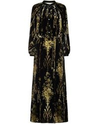 Pierre Louis Mascia - Flower-Pattern Maxi Dress - Lyst