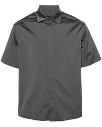 Neil Barrett - Short-Sleeve Cotton Blend Shirt - Lyst