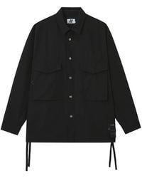 Izzue - Tie-Details Patch-Pocket Jacket - Lyst