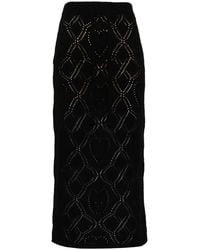 Twinset - Pointelle-Knit Skirt - Lyst