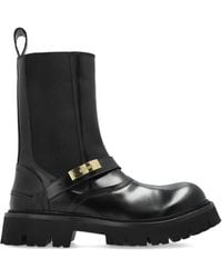 Moschino - Strap-Detail Chelsea Boots - Lyst