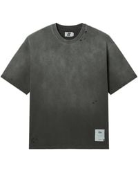 Izzue - Distressed Crew-Neck T-Shirt - Lyst