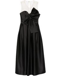 Nissa - Midikleid Mit Schleifendetail - Lyst