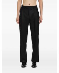 SALON C. LUNDMAN - Double-Pleat Flannel Trousers - Lyst
