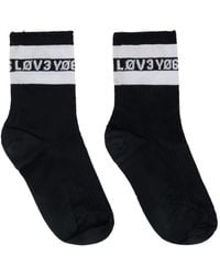 RED Valentino - Striped Socks - Lyst