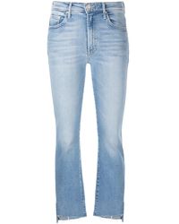 Mother - The Insider Cropped-Jeans - Lyst