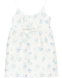 ShuShu/Tong - Floral-Print Mini Dress - Lyst