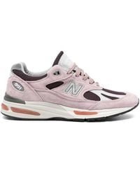 New Balance - 991 Suede Sneakers - Lyst