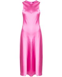 Cynthia Rowley - Sleeveless Flared-Skirt Silk Dress - Lyst