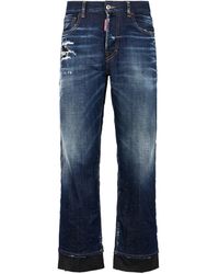 DSquared² - Dark Wash Tomboy Jeans - Lyst