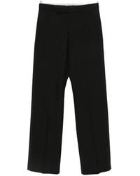 Rick Owens - Pressed-Crease Tailored Trousers - Lyst