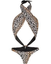 Reina Olga - Showpony Leopard Print Swimsuit - Lyst