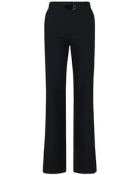 DIESEL - Logo-Detail Straight Trousers - Lyst
