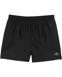 Calvin Klein - Short De Bain À Logo Imprimé - Lyst