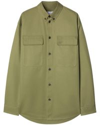 Off-White c/o Virgil Abloh - Giacca-Camicia Con Ricamo - Lyst