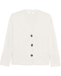 SOLOTRE - V-Neck Cardigan - Lyst