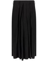 Yohji Yamamoto - Hakama Pleated Trousers - Lyst