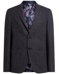 Etro - Veste Bouclé En Laine Mélangée À Un Seul Sein - Lyst