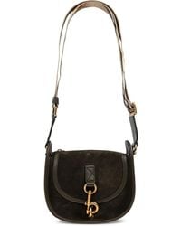 Burberry - Mini B Clip Hook-Saddle Crossbody Bag - Lyst