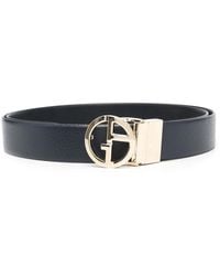 Giorgio Armani - Leather Reversible Belt - Lyst