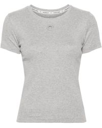 Marine Serre - Crescent Moon Organic-cotton T-shirt - Lyst
