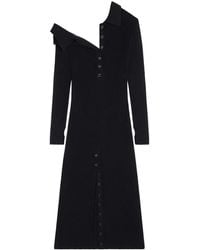 Courreges - Multi-Button Midi Dress - Lyst