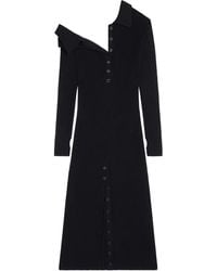 Courreges - Multi-Button Midi Dress - Lyst