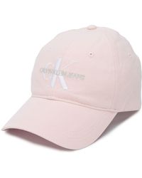 Calvin Klein Cappello da baseball con ricamo - Rosa
